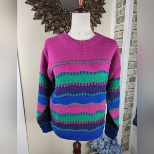 Cabin Creek 90s Pullover Knit Sweater Size S